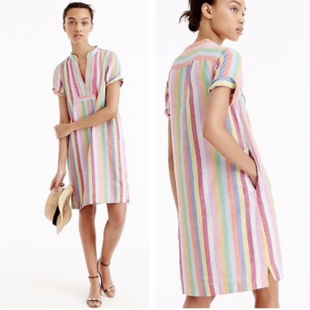 J. Crew Striped Dress